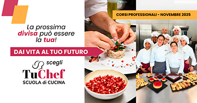 A Novembre partono i corsi professionali di cucina e pasticceria mattutini: specializzati per il tuo futuro!