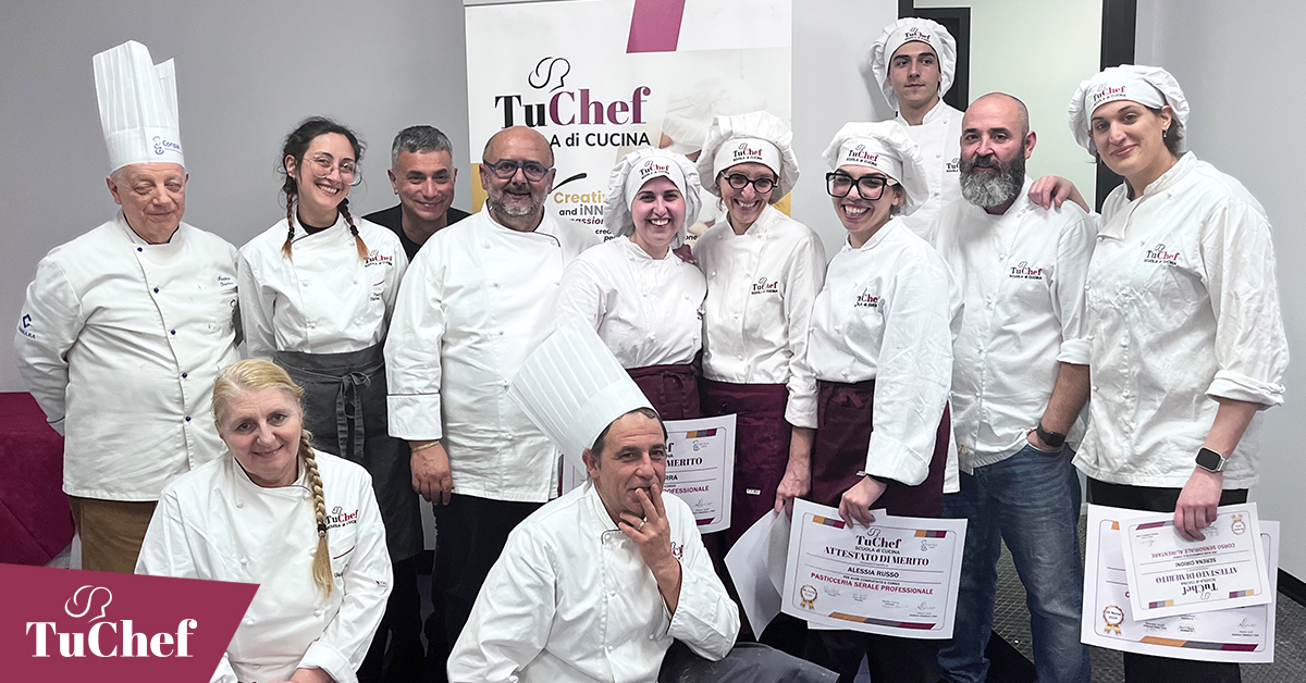 Lo staff di docenti della scuola di cucina TuChef