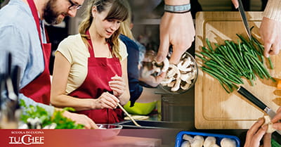 Corsi di cucina per principianti a Roma.
